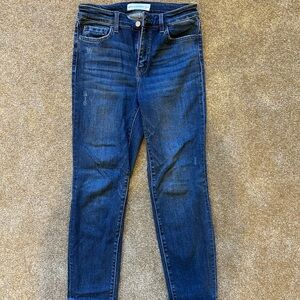 Relaxed Boyfriend Jeans in Dark Blue